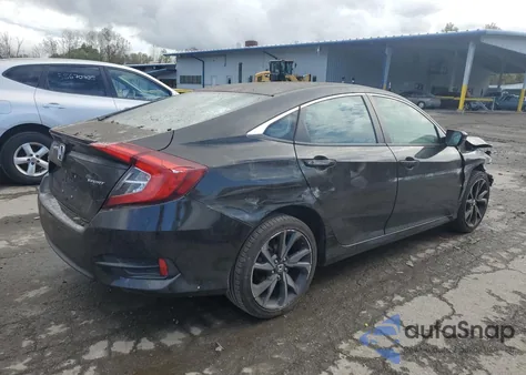 2019 Honda Civic Sport из США, поврежденный, VIN 2HGFC2F81KH567361
